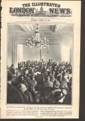 Sitting of the Dail to Accepting the Treaty De Valera head in his hands