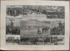 Demonstration Parnell's Estate - Friends Ploughing the Land