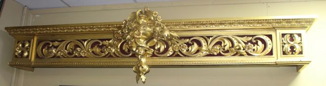 Regency Carved Giltwood Window Pelmet By D.J.Mclauchlan, London