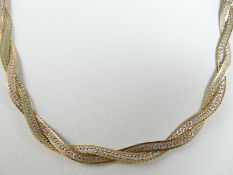 Gold Plated Silver Necklace