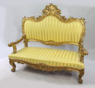 Antique Italian Giltwood Sofa