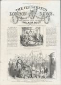 Set 4 Antique Prints Celebrating St Patricks Day 1844, 1847, 1900