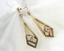 Hinged Gold Earrings