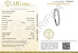 14 Kt. White Gold - Ring - 1.50 Ct Diamond - Diamonds