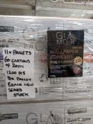 Pallet containing 1200pcs Brand new Wallpaper Adhesive - 200gr packs - similar rrp £2.99 - bra...