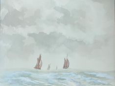 Original Seascape. Signed Watercolour by Wm Gibson