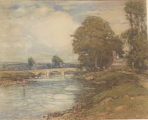 S J Lamorna Birch R.A. (1869-1955) signed watercolour 