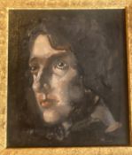 Unsigned oil painting - Portrait