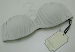 5 x Vintage Boutique Ivory Fashion Bra. Pleated, Halterneck UK size 10. (34