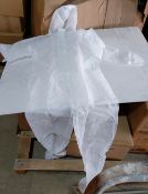 50 x White polypropelene full body coveralls size XXL New in original packaging