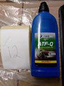 408 x 1 litre bottles of G Force ATF-Q Dexron II automatic transmission fluid on 1 pallet (pallet 12