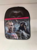50 X Dc Comics Batman And Superman Childrens Backpacks Rrp £11.99