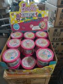100 X Pieces Of Barbie Slime New With Magic Glitter Ring Brand New And Sealed Original Rrp £2.99