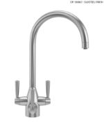 (FR90) FRANKE DORIC FILTERFLOW KITCHEN MIXER TAP, SWIVEL SPOUT CHROME. Contemporary polished bi...