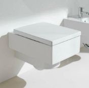 NEW (RR110) Keramag Preciosa - Wash-down WC, 4,5 / 6 l, wall hung Fits effortlessly into even t...