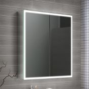 NEW 650x700 Cosmic Illuminated LED Mirror Cabinet. RRP £824.99. MC162. We love this mirror cab...