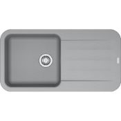 NEW (NS74) FRANKE Pebel PBG 611-97 Fragranite Stone Grey The Pebel centres on a free flowing, ...