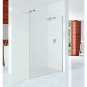 NEW (NS64) 1200mm - 8mm - Designer Reversible EasyClean Shower Wall Panel. RRP £599.99. 8mm E...