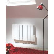 NEW (NS165) WALL-MOUNTED OIL-FILLED CONVECTOR HEATER 1500W 854 X 575MM. Aluminium construction....