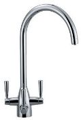 NEW NEW (MF83) Franke Doric Filterflow Kitchen Mixer Tap, Swivel Spout Chrome.RRP £530.99. Co...