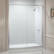 NEW 1700mm - 6mm - Sliding Door Shower Enclosure. RRP £763.99.6mm
