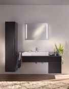 NEW (XL144) Keramag iCon 1800mm Burgendy high gloss Side Cabinet Unit.RRP £459.99.Add a pop of...