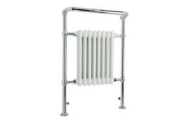 (Tt14) 952X659Mm Large Traditional White Premium Towel Rail Radiator.Rrp £499.99.We Love This ...