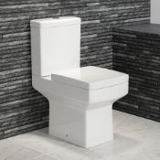 NEW & BOXED Belfort Close Coupled Toilet & Cistern inc Soft Close Seat. RRP £499.99. CC645. Lo...