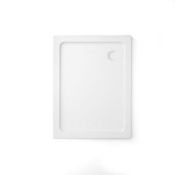 Brand New (PC42) 1000x760mm Rectangular Stone Shower Tray - Ultra Slim.RRP £299.99.Low profile ultra