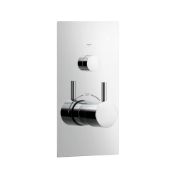 (WG132) Round One Way Push Button Valve. Manufactured with high quality brass coated in polishe...