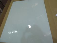 NEW (REF323) Prima Splashback Soft white Gloss 595x745mm.