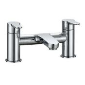 NEW (G164) Lecci Chrome-plated Bath Mono mixer Tap. This contemporary style chrome bath mixe...