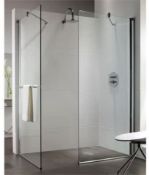 NEW Twyfords 1100x800mm Walk In Shower Enclosure. Hydr8 Walk In Flat Panel LEFT HAND Or RIGHT H...