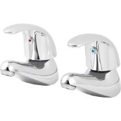 NEW (AA137) Blyth Basin Pillar Tap. This traditional style chrome basin tap from the Blyth coll...