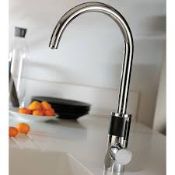 NEW (C220) Abode: Triana Aquifier AT2033 Chrome/Black Tap. RRP £285.99. 