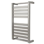 NEW (D172) 700x400mm LORETO VERTICAL WATER TOWEL WARMER 700 X 400MM GREY / SILVER. Innovative ...