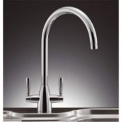 NEW (MR87) FRANKE EIGER KITCHEN TAP CHROME 115.0049.989.Contemporary polished bi-flow tap Built...