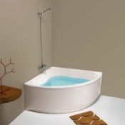 NEW (AA96) 1350x1350MM Corner Bath. This bath is perfect to make the most of space, as it can ...