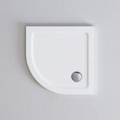 NEW (UR43) 800x800mm Quadrant Lightweight PU Shower Tray RRP £217.99. Strong & Slimline low pr...