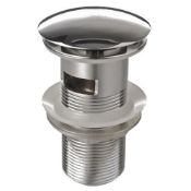 NEW (Z1022) Slotted Push Button Pop-Up Basin Waste Made with zinc with solid brass components S...