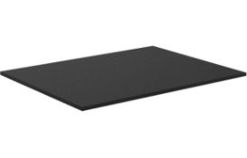 NEW (C188) 1210X460X10 HPL SLIM WORKTOP URBAN BLACK MOON