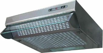NEW (D101) Prima PRCH400 60cm Standard Extractor Fan Hood Stainless Steel Trim. Modern & effici...