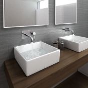 NEW (E98) Basin Mixer Wall Mounted Gladstone Wall mounted mixer tap perfect for spacious inte...