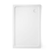 NEW (E59) 1600x900mm Rectangular Ultra Slim Stone Shower Tray. Low profile ultra slim design Ge...