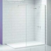NEW (E79) NEW 1100mm - 8mm - Premium EasyClean Shower Wall Panel. RRP £449.99.8mm EasyClean g...