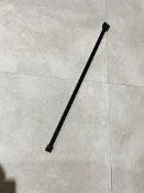 NEW (H154) 900mm Wetroom Glass Designer Ceiling Support Arm Matt Black.