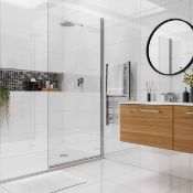NEW 9.94m2 Porcelanosa Large Matte White Sqaure Tiles. 59.6x59.6cm. White gloss ceramic wall t...