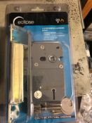 1X 5 LEVER SASH LOCK BRASS ECLIPSE BRANDED