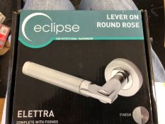 4 X PAIRS OF ECLIPSE ELETTRA DOOR HANDLES
