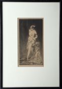 TROY KINNEY (1871-1938) Salome, signed etching, 96/125